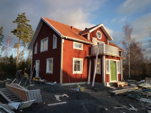 Husmodell 404 - Foto - Framsida mot Sydväst