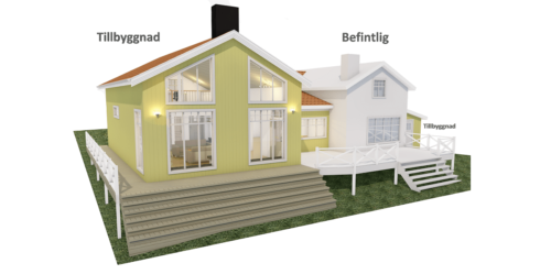 Husmodell 825 - Utvändig vy 1