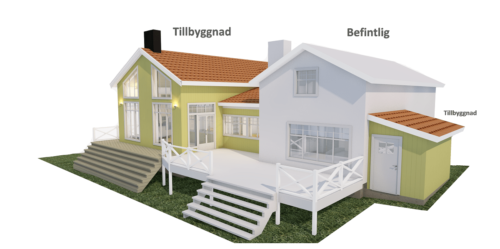 Husmodell 825 - Utvändig vy 2