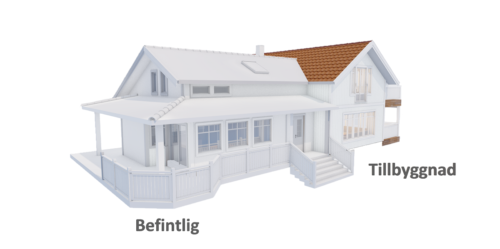 Husmodell 905 - Utvändig vy 2