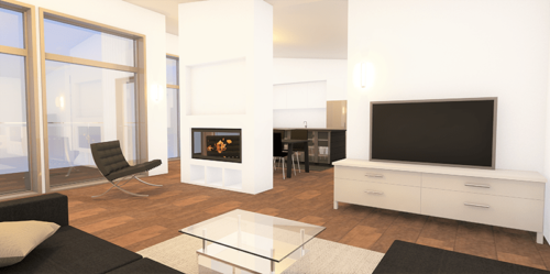 Husmodell 913 - Invändig vy